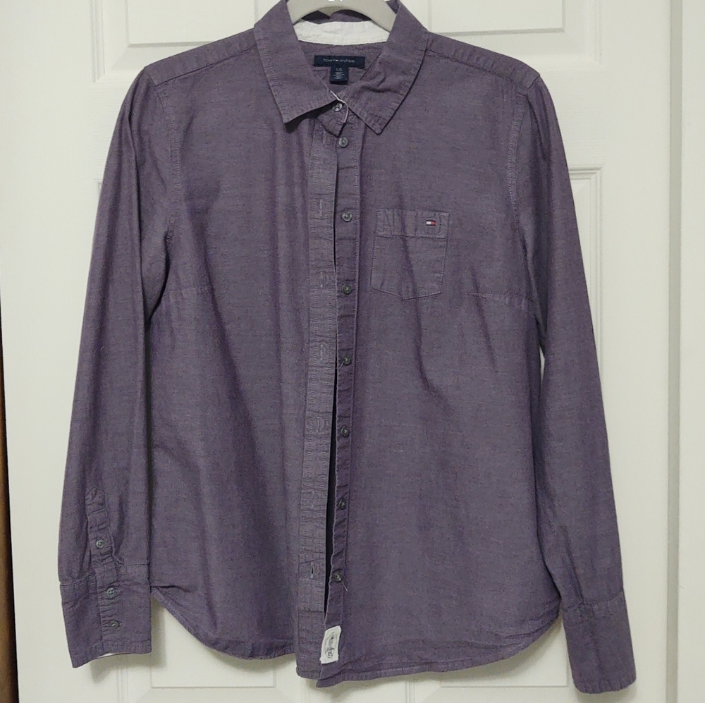 Tommy Hilfiger button down blouse, size L